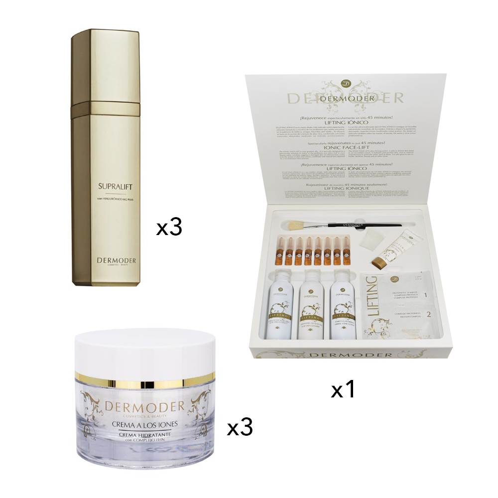 Pack Lifting Crema Supralift + Crema a los Iones + Lifting Iónico 7 productos